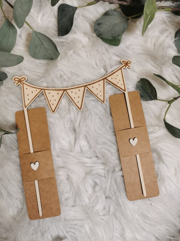Caketopper Wimpelkette