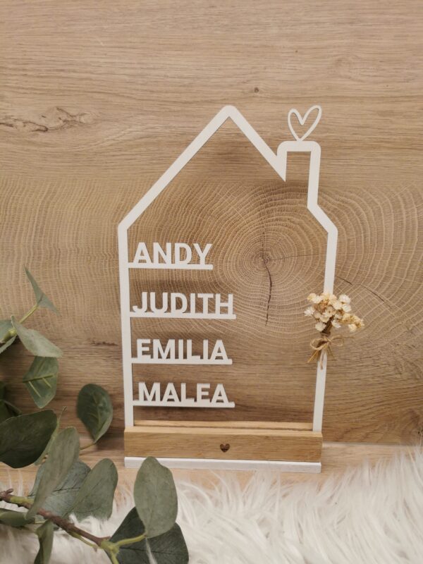 Haus mit Namen