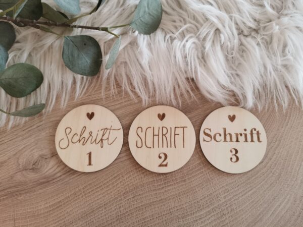 Vorratsglas mit Holzdeckel und Gravur – Bild 4