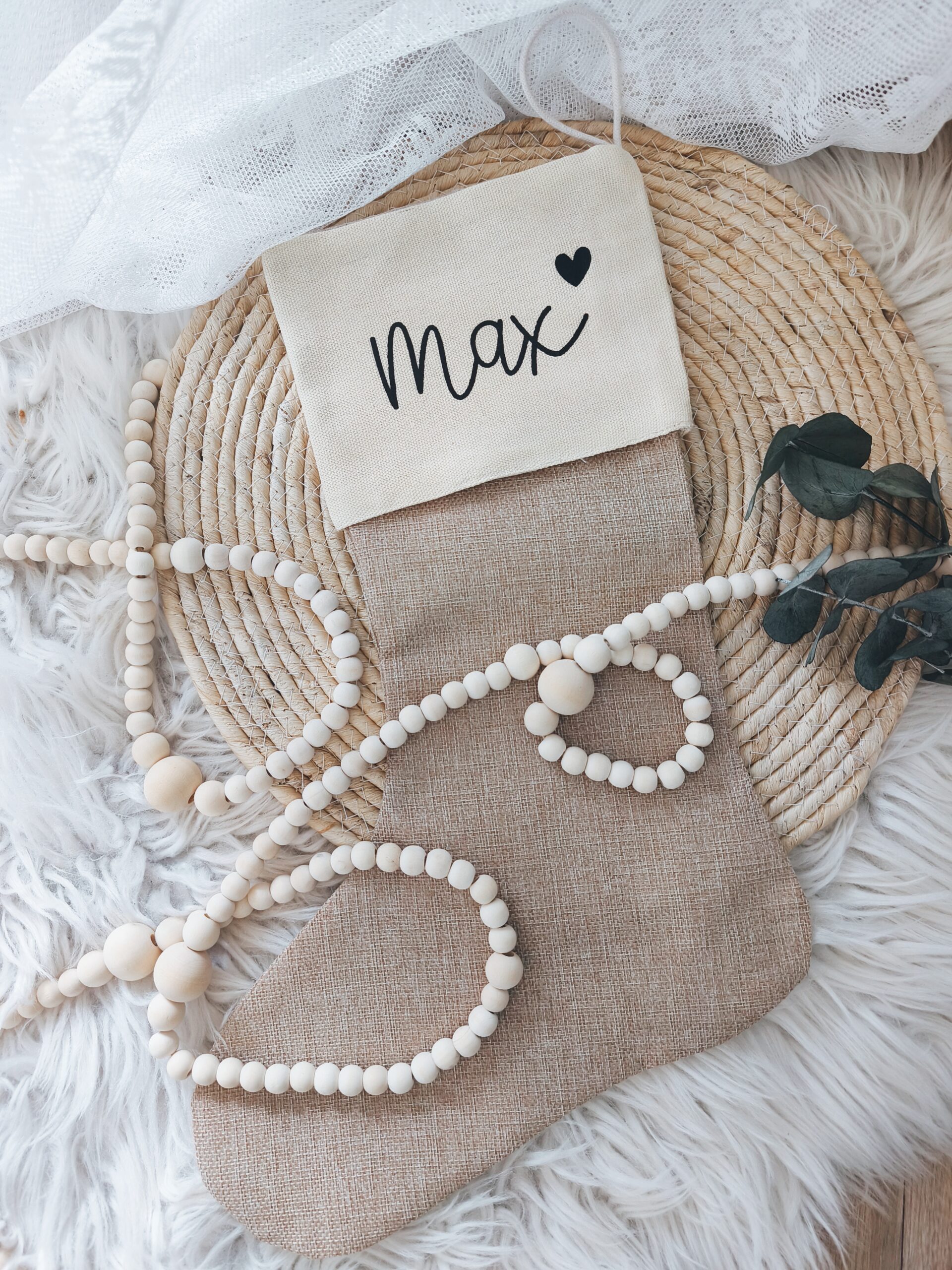 Personalisierte Nikolaussocke