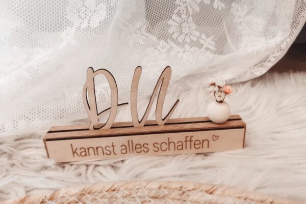 Holzaufsteller mit Wunschaufschrift – Bild 6