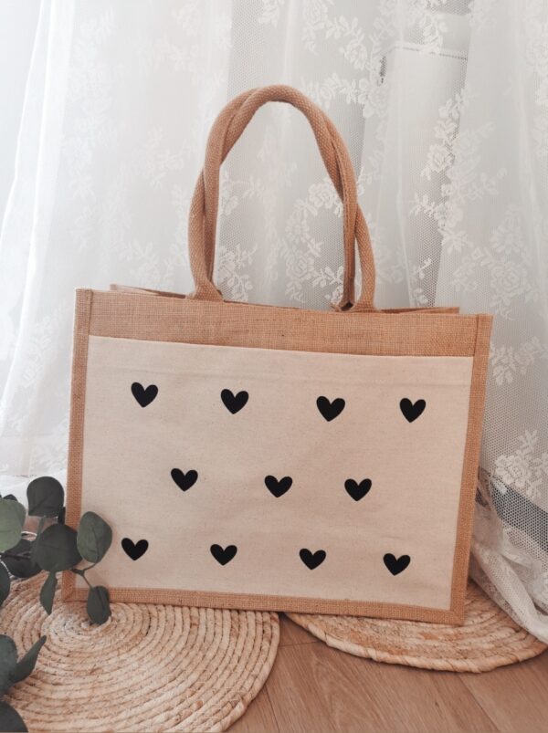 Personalisierter Jute Shopper