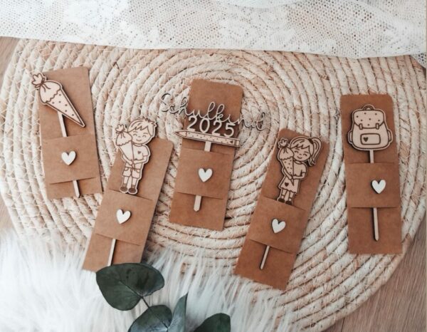 Caketopper Set Einschulung